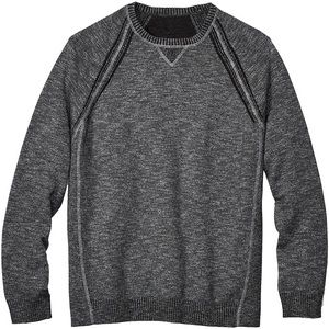 Tommy Bahama Big & Tall Sun Up, Sun Down Flip Crew Sweater - Charcoal